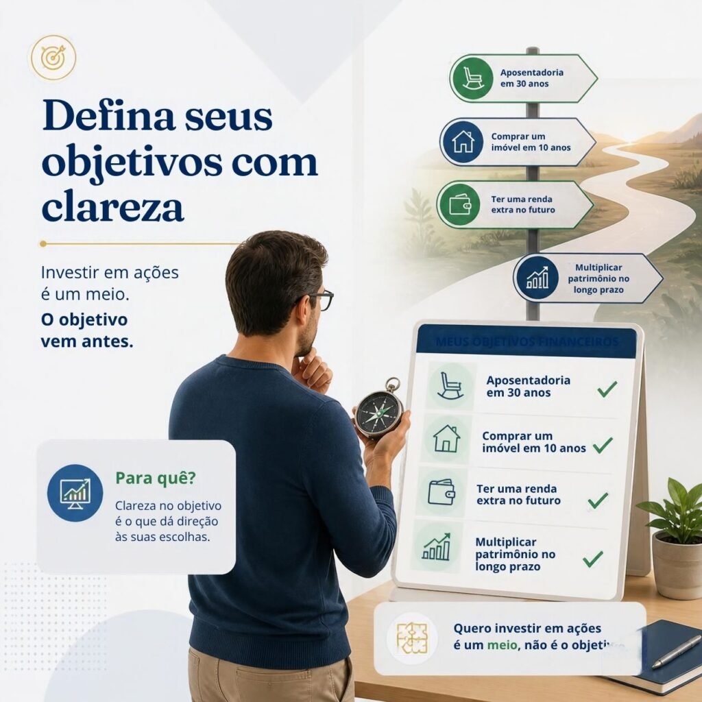 Defina seus objetivos com clareza